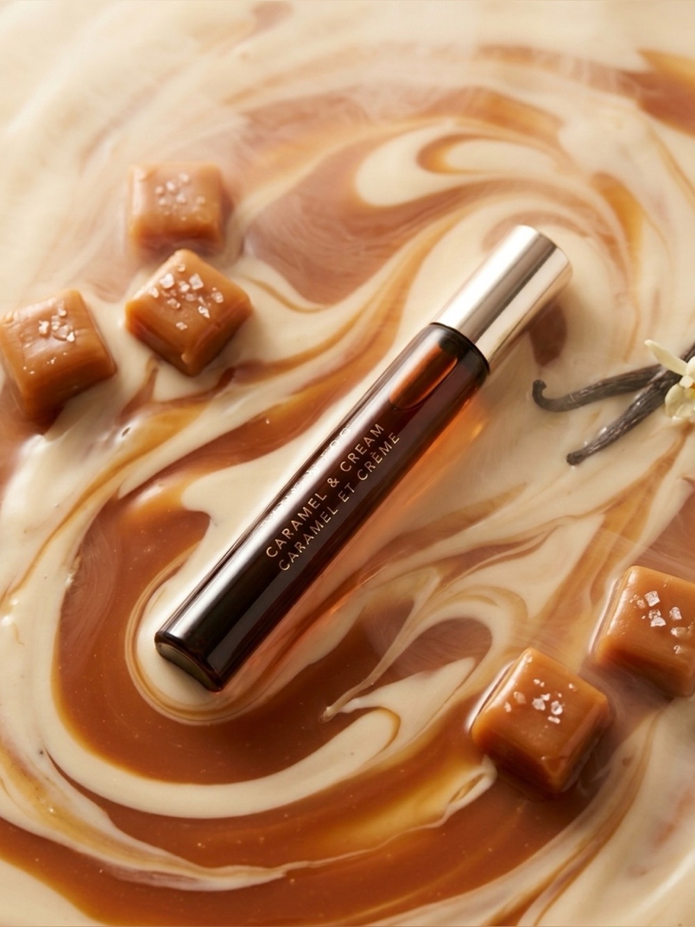 S+F caramel & cream perfume oil roll on 10ML